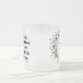 聖なる書物、 経典マグッパーソナライズされたグ フロストグラスマグカップ (中央)