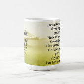 聖なる書物、 経典マグプサルム22:2-3 コーヒーマグカップ (中央)
