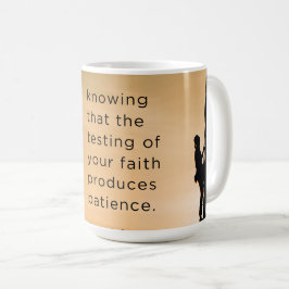 聖なる書物、 経典マグヤコブ1:3 コーヒーマグカップ