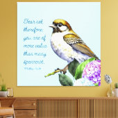 聖なる書物、 経典マタイ10:31 キャンバスプリント (インサイチュ (リビング))