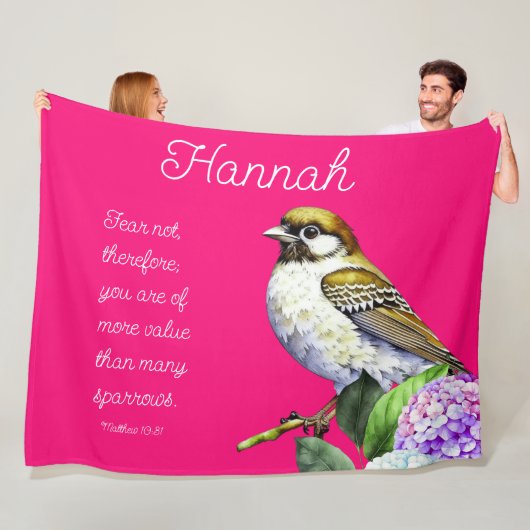 聖なる書物、 経典マタイ10:31 フリースブランケット (インサイチュ)