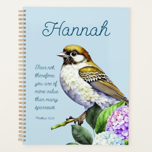 聖なる書物、 経典マタイ10:31 プランナー手帳 (正面)