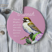 聖なる書物、 経典マタイ10:31 缶バッジ (インサイチュ)