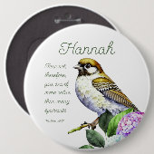 聖なる書物、 経典マタイ10:31 缶バッジ (正面&裏面)