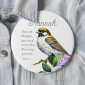 聖なる書物、 経典マタイ10:31 缶バッジ (インサイチュ)