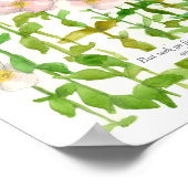 聖なる書物、 経典マタイ6:33 Bible Verse Primrose Flower ポスター (角)