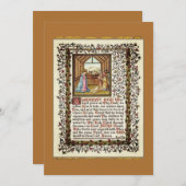 聖なる書物、 経典付き出生 (正面/裏面)