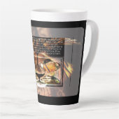 聖なる書物、 経典写真01 カフェラテマグ (右アングル)