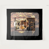 聖なる書物、 経典写真01 タペストリー (正面(横))