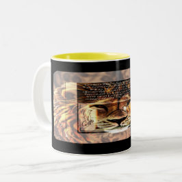 聖なる書物、 経典写真01 ツートーンマグカップ