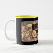 聖なる書物、 経典写真01 ツートーンマグカップ (左)