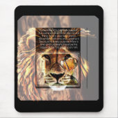 聖なる書物、 経典写真01 マウスパッド (正面)