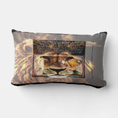 聖なる書物、 経典写真01 ランバークッション (裏面)