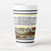 聖なる書物、 経典写真03 カフェラテマグ (正面)