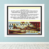 聖なる書物、 経典写真03 キャンバスプリント (インサイチュ (ウッドフロア))