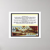 聖なる書物、 経典写真03 キャンバスプリント (正面)