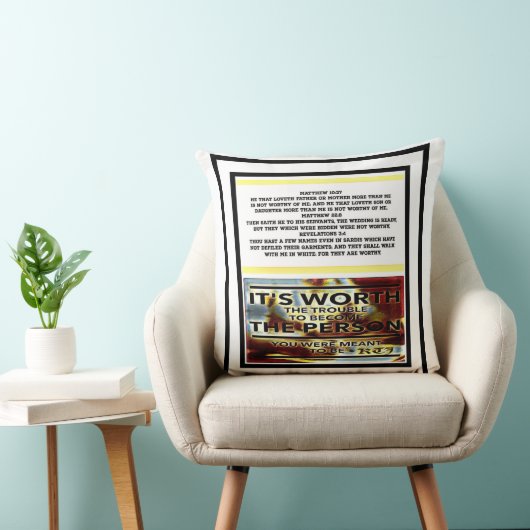 聖なる書物、 経典写真03 クッション (椅子)