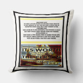 聖なる書物、 経典写真03 クッション (正面)