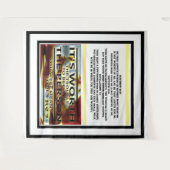 聖なる書物、 経典写真03 タペストリー (正面(横))