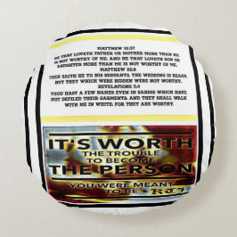 聖なる書物、 経典写真03 ラウンドクッション