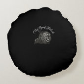 聖なる書物、 経典写真03 ラウンドクッション (裏面)