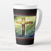 聖なる書物、 経典写真05 カフェラテマグ (右アングル)