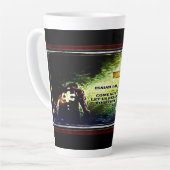 聖なる書物、 経典写真05 カフェラテマグ (左アングル)