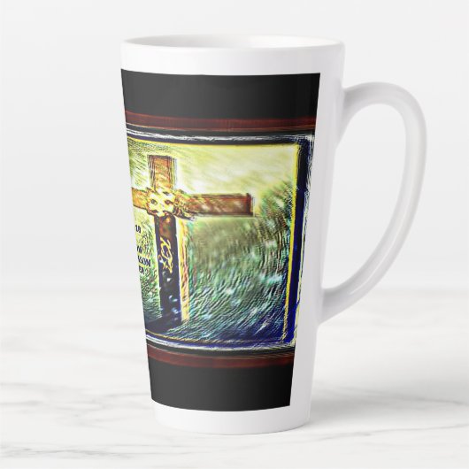 聖なる書物、 経典写真05 カフェラテマグ (右)