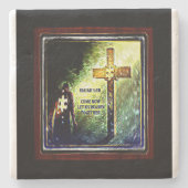 聖なる書物、 経典写真05 ストーンコースター (正面)