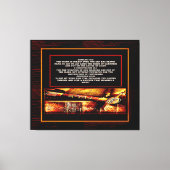 聖なる書物、 経典写真0 キャンバスプリント (正面)