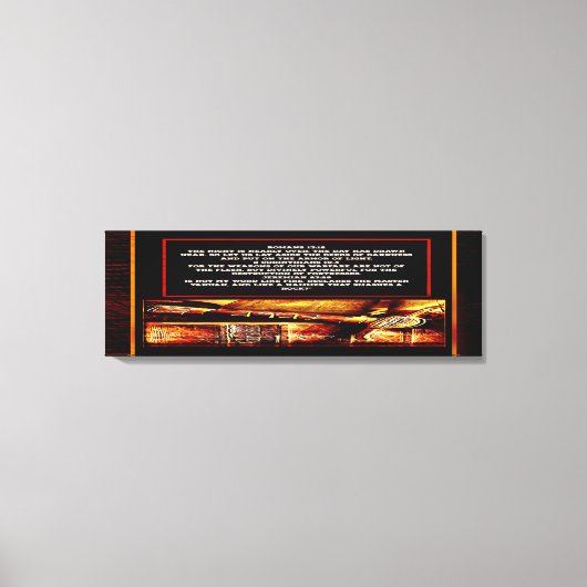 聖なる書物、 経典写真0 キャンバスプリント (正面)