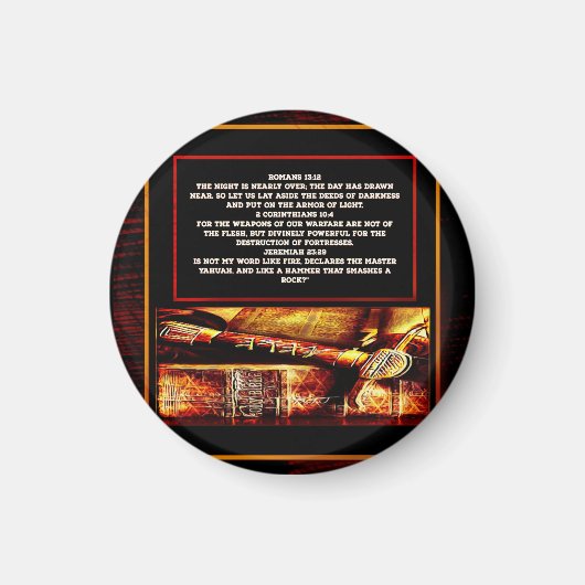 聖なる書物、 経典写真0 マグネット (正面)