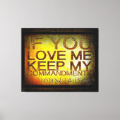 聖なる書物、 経典写真17 キャンバスプリント (正面)