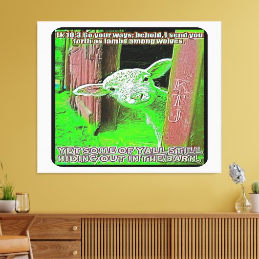 聖なる書物、 経典写真18 キャンバスプリント (インサイチュ (リビング))