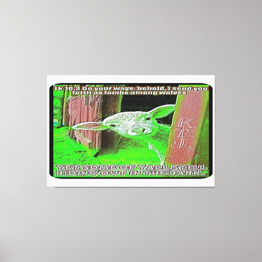 聖なる書物、 経典写真18 キャンバスプリント (正面)