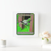 聖なる書物、 経典写真18 スクエア壁時計 (ホーム)