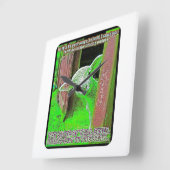 聖なる書物、 経典写真18 スクエア壁時計 (傾斜)