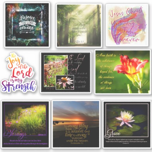 聖なる書物、 経典写真 シール (正面)