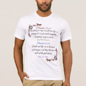 聖なる書物、 経典力tシャツ tシャツ (正面)
