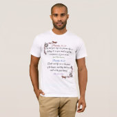 聖なる書物、 経典力tシャツ tシャツ (正面フル)