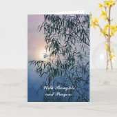 聖なる書物、 経典同情カードイザヤ26:3 カード (黄色い花)