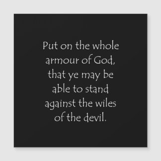 聖なる書物、 経典引用文エフェソン6 11