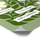 聖なる書物、 経典引用文グ感動的リーンフローラ聖書 ポスター (角)