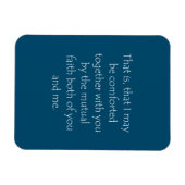 聖なる書物、 経典引用文ローマ1 12 マグネット (横)