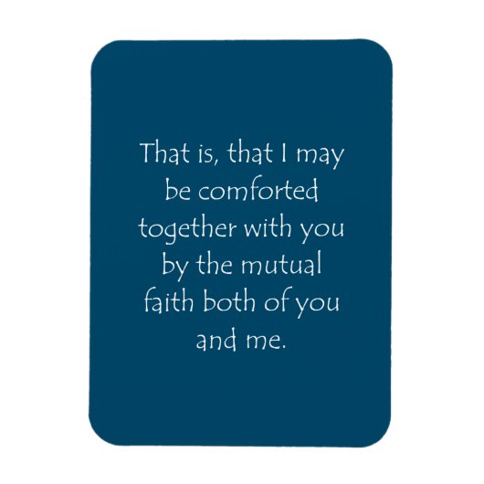 聖なる書物、 経典引用文ローマ1 12 マグネット (縦)