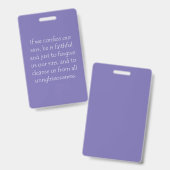 聖なる書物、 経典引用文1ジョン1 9 バッジ (Front & Back)