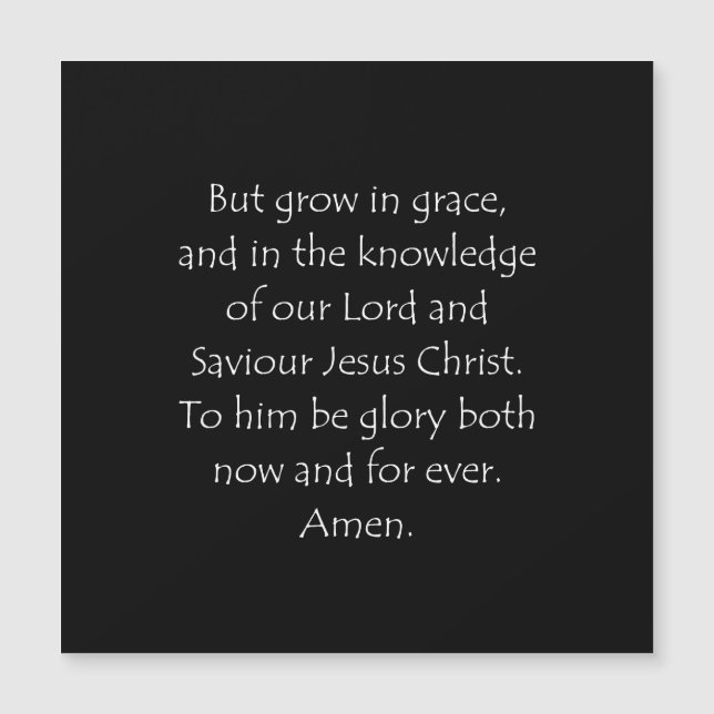 聖なる書物、 経典引用文2ペーター3 18 (正面)