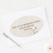 聖なる書物、 経典引用文 楕円形シール (封筒)