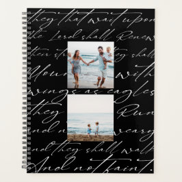 聖なる書物、 経典待って主に3つのフォトブラック プランナー手帳