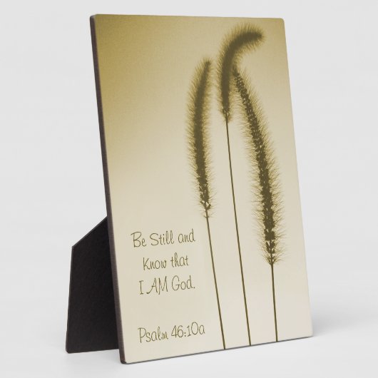 聖なる書物、 経典感動的ファインアートブラウングラスヘッド フォトプラーク (側面)